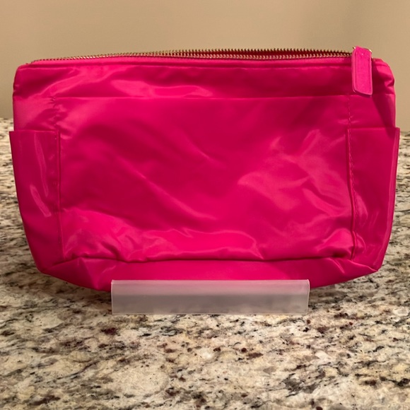 Sonia Kashuk Handbags - Sonia Kashuk Hot Pink Nylon Cosmetic Bag Makeup Luxury Designer Travel Essential